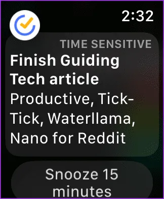 Task Notification