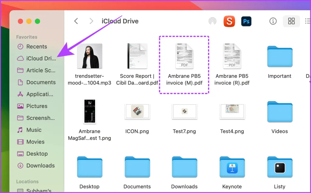 Mac 上的 iCloud 雲端硬碟