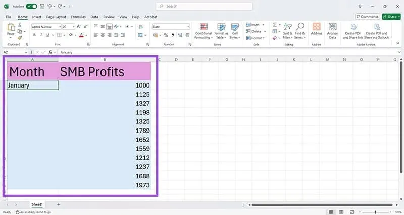 Trucos de formato en Excel 1 Cómo usar el controlador de relleno 1