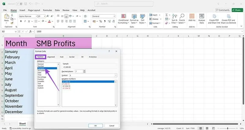 Trucos de formato en Excel 2 Formato de números 3