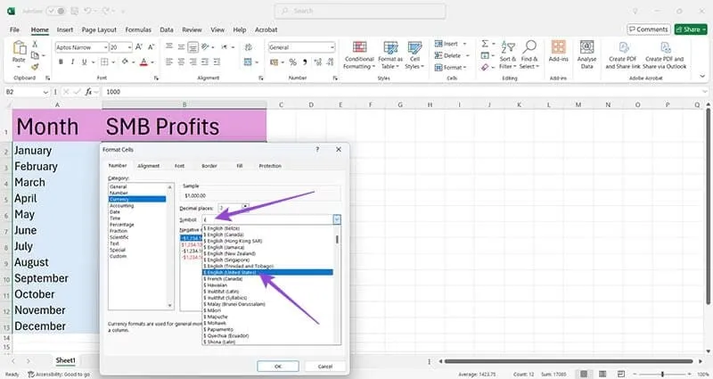 Trucos de formato en Excel 2 Formato de números 4