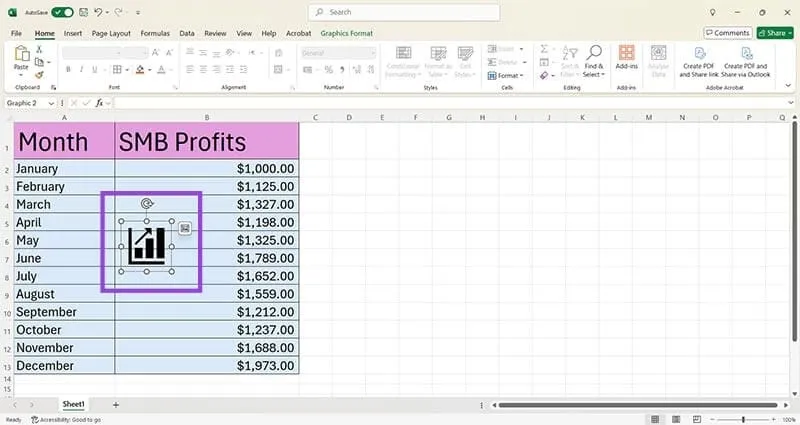 Trucos de formato en Excel 3 Cómo agregar gráficos a los datos 4