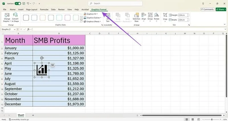 Trucos de formato en Excel 3 Cómo agregar gráficos a los datos 5