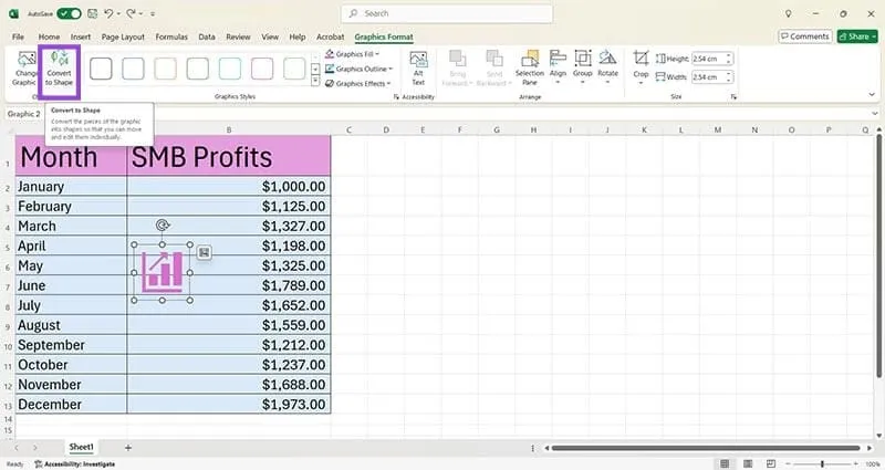 Trucos de formato en Excel 3 Cómo agregar gráficos a los datos 7