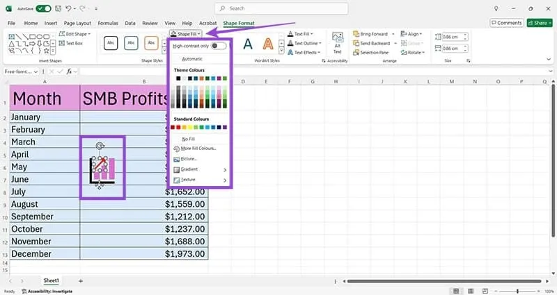 Trucos de formato en Excel 3 Cómo agregar gráficos a los datos 8