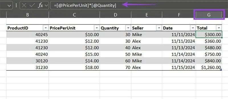 Calculating Inside Tables 2