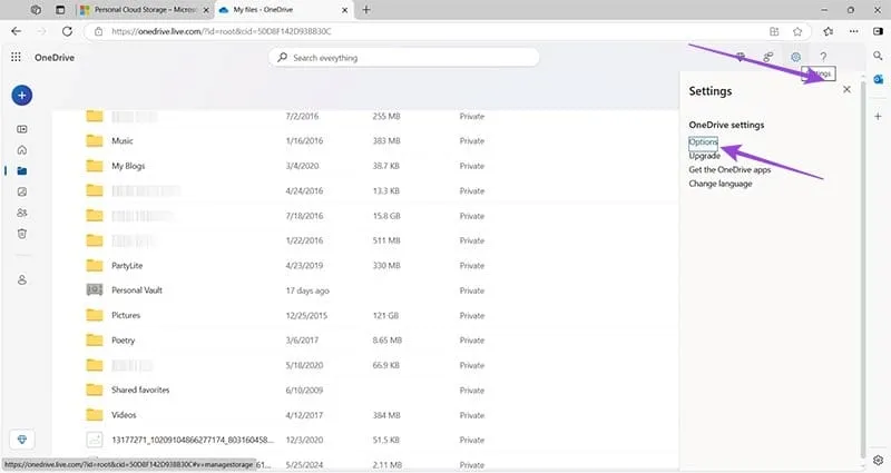 Configurar y desactivar el almacén personal en OneDrive vaciando y cerrando sesión Paso 7