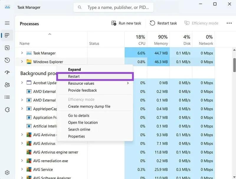 Pasos para restaurar el menú contextual clásico de Windows 11 12