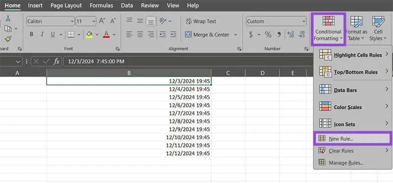 stale value formatting in excel 1